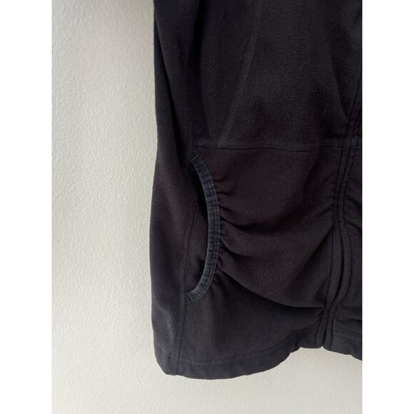 The‎ North Face Full Zip Hoodie Womens Size XS Ruched Pockets Black - Picture 7 of 13